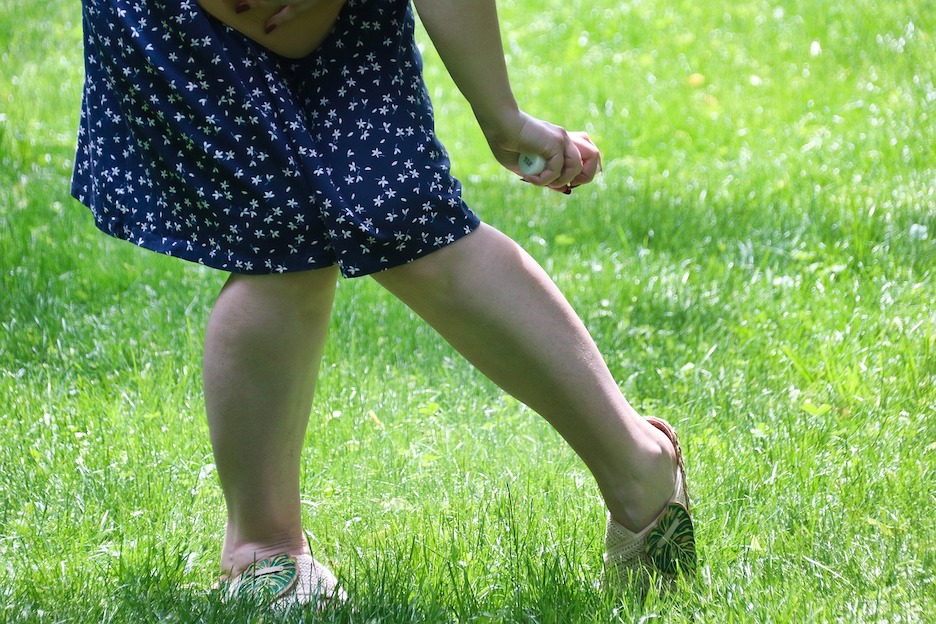 Using mosquito spray to repel mosquitoes