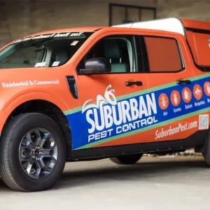 suburban pest company vehicle