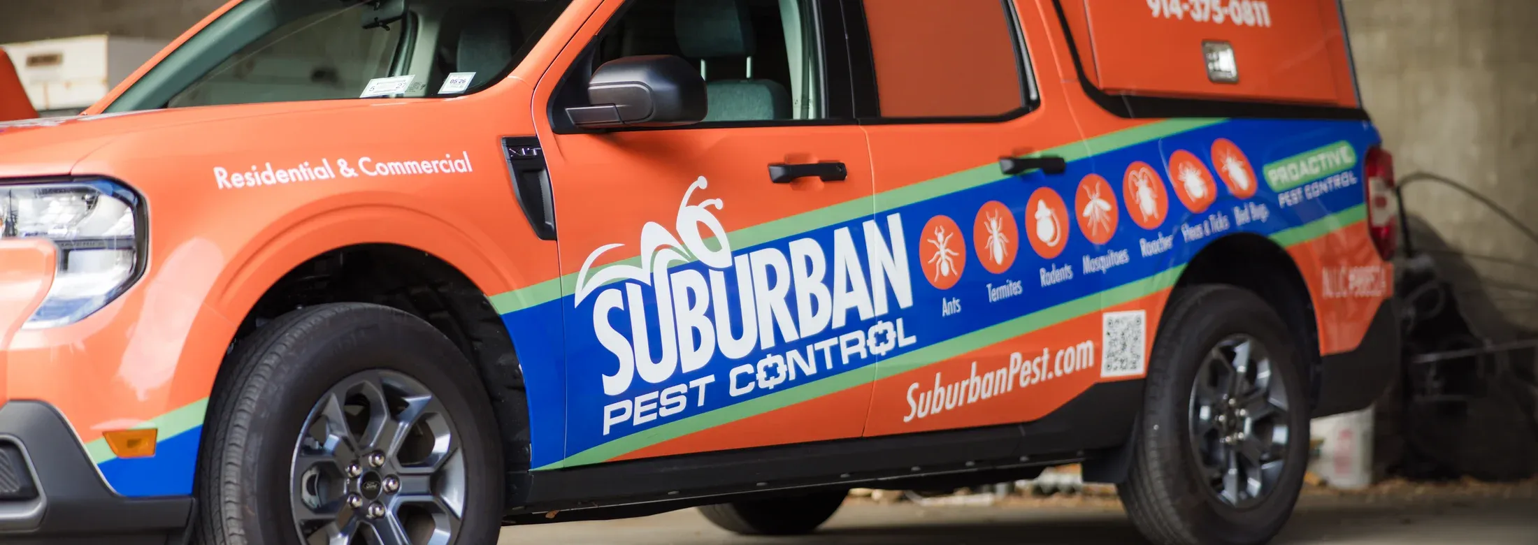 Suburban Pest Control Truck