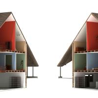 visual representation of rooms inside home